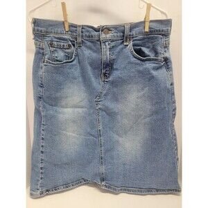 Levi Strauss Signature denim skirt Misses 10 knee length midi